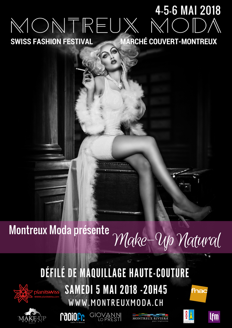 Montreux Moda 2018 - Affiche make-upnatural