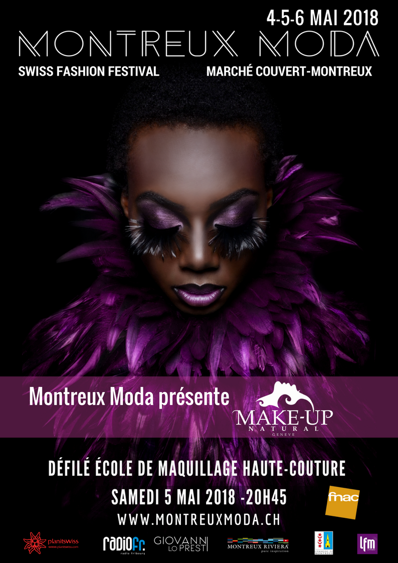 Montreux Moda 2018 - Affiche make-upnatural Astrid